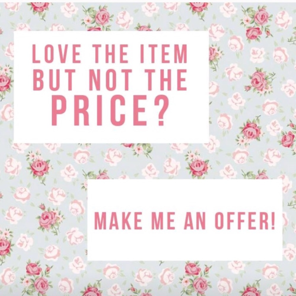 Open to reasonable offers :)